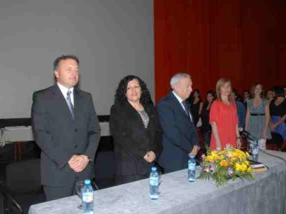 Autoridades UNICEN Acto de Colación