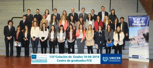 Foto grupal Colación de Grado133º