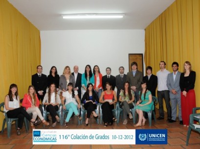 Foto grupal 116º Colación de Grados